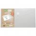 DL 95% Recycled Clear Press Stud Wallets (5) ECO156-S