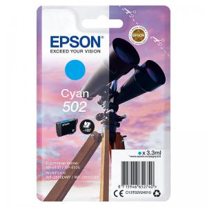 OEM Epson C13T02V24010 502 Ink Cartridge Cyan 160 Pages 3.3ml