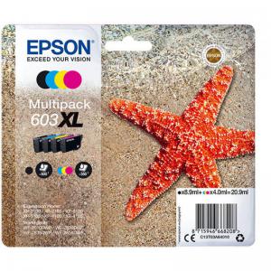 OEM Epson 603XL 4 Colour Original Ink Cartridge Multipack T03A64010