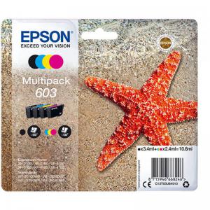 OEM Epson 603 4 Colour Original Ink Cartridge Multipack C13T03U64010