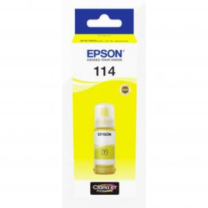 OEM Epson C13T07B440 114 Ink Bottle Yellow 2300 Photos 70ml EPT07B440