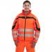 Beeswift Eton Hi-Viz Soft Shell Jacket Orange / Black 3XL ET41ORXXXL