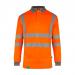 Envirowear Hi-Vis Polo Shirt Long Sleeve Orange 3Xl EWCPKLSOR3XL