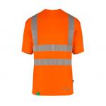 The photograph features several Beeswift Envirowear High Visibility Tee Shirts in a bright orange color, size small. The shirts are made of quality material and have reflective strips for added visibility. They are displayed neatly and ready to be worn for any outdoor activity.