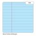 RHINO A4 Special Exercise Book 48 Page, Red with Tinted Blue Paper, F8M (Pack of 50) EX68184B-0