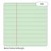 RHINO A4 Special Exercise Book 48 Page, Red with Tinted Green Paper, F8M (Pack of 50) EX68184G-0