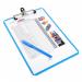 Exacompta Iderama PP Clipboards A4 Pack of 10 Assorted EXACLIPBRDA410