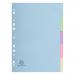 Exacompta Forever 170 GSM Recycled Pastel Dividers, A4 5 Part EXAPASDIVA45