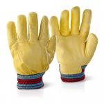 Beeswift Freezer Gloves One Piece Back Yellow (Box of 10) FGIMPN