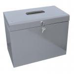 Box Files File Box with 5 Suspension Files - A4 Grey FPA4GY