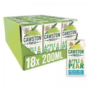 Cawston Press Apple & Pear Juice x18 FRWM121