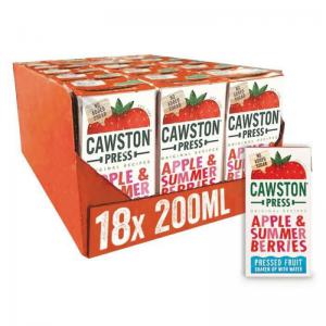 Cawston Press Apple & Summer Berries Juice x18 FRWM122