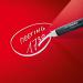 Wall Mounted Magnetic Glass Board 1000x650x15mm - Red - GL142 GL142