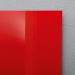 Wall Mounted Magnetic Glass Board 1000x650x15mm - Red - GL142 GL142
