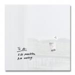 Wall Mounted Magnetic Glass Board 1000x1000x18mm - Super White GL201