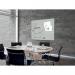 Wall Mounted Magnetic Glass Board 1200x900x18mm - Grey GL213