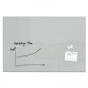 Sigel Wall Mounted Magnetic Glass Board 1500x1000x18mm - Grey GL221