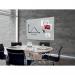 Wall Mounted Magnetic Glass Board 1500x1000x18mm - Grey GL221