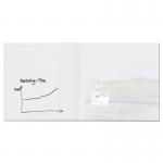 SIGEL Glass whiteboard Artverum - TUEV-approved - 200 x 100 cm - white - safety glass GL225