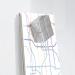 Wall Mounted Magnetic Glass Board 1300x550x15mm - Super White GL241