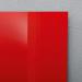 Wall Mounted Magnetic Glass Board 1300 x 550 x 15mm - Red GL242