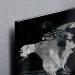 Wall Mounted Magnetic Glass Board 1300x550x18mm - World Map Design GL246