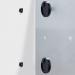 Wall Mounted Magnetic Glass Board 1300 x 550 x 15mm - Natural Wood Design GL247