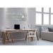 Wall Mounted Magnetic Glass Board 1300x550x18mm - Fairfaced Concrete Design GL248