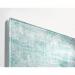 Wall Mounted Magnetic Glass Board 1300x550x18mm - Turquoise Wall Matt GL297