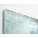 Wall Mounted Magnetic Glass Board 1300x550x18mm - Turquoise Wall Matt GL297