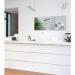 Wall Mounted Magnetic Glass Board 1300x550x18mm - Botanic Design GL298
