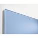 Wall Mounted Magnetic Glass Board 600x400x15mm - Matt Pastel Blue GL513