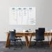 Wall Mounted Magnetic Glass Board 1500x1000x18mm - Matt Super White GL520
