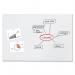 Wall Mounted Magnetic Glass Board 1500x1000x18mm - Matt Super White GL520