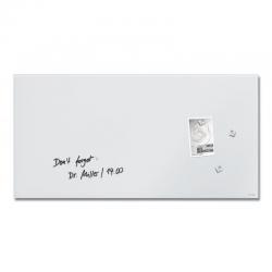 Sigel Wall Mounted Magnetic Glass Board 910x460x15mm - Matt Super White GL546