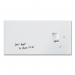 Wall Mounted Magnetic Glass Board 910x460x15mm - Matt Super White GL546