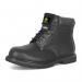 A photo of Beeswift Safety Boots Beeswift Goodyear Welted 6 inch Boot in Black, size 12, shows a sturdy, high-quality boot with a sleek black finish. The 6 inch height provides ample ankle support, while the Goodyear welted construction ensures durability and longevity. Perfect for any tough job.