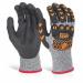 Beeswift Glovezilla Nitrile Palm Coated Glove Grey L (Pair) GZ04GYL