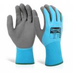 Beeswift Glovezilla Latex F C Water Resistant Glove Blue S (Pack of 10) GZ102BS