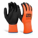 Beeswift Glovezilla Latex Thermal Glove Orange L (Pack of 10) GZ105ORL