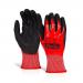 Beeswift GLOVEZILLA WATERPROOF NITRILE CUT D GLOVE RED LGE (09) Pk10 GZ109RENL