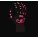 Beeswift Glovezilla Glow In The Dark Foam Nitrile Glove Pink 2XL (Pair) GZ66PXXL