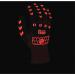 Beeswift Glovezilla Glow In The Dark Foam Nitrile Glove Red M (Pair) GZ66REM