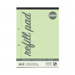 RHINO A4 Special Refill Pad 50 Leaf, Green Tinted Paper, F8M (Pack of 36) HAGFM-0