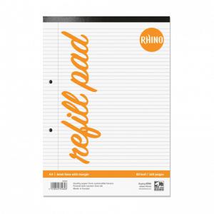 RHINO A4 Refill Pad 80 Leaf, F6M Pack of 48 HANM-4