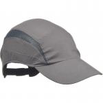 This photo features a grey First Base Hard Cap 3M HC24 with a standard peak, showcasing its sleek and durable design. The signature logo is prominently displayed on the front, giving it a professional and stylish look. The 3 Classic model offers excellent head protection for various work environments.
