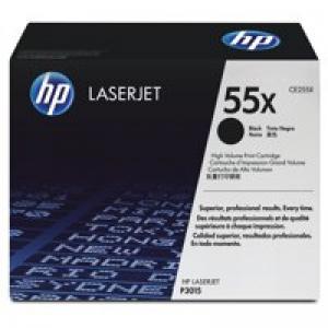 OEM HP CE255X Black 12500 Pages Original Toner 55X HPCE255X