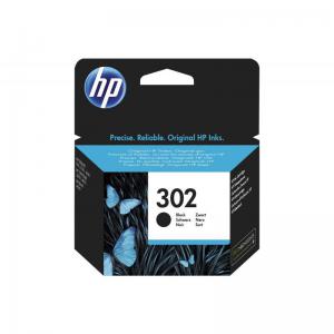 OEM HP 302 Black Original Ink Cartridge F6U66AE HPF6U66AE