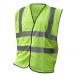 In the photo, we see a bright and eye-catching Beeswift High Visibility Mesh Vest in Saturn Yellow. The vest is in size L and made of high-quality material, providing optimum visibility and safety in low light conditions.