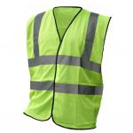 The image features a bright yellow Beeswift high visibility mesh vest in size XL, designed to stand out and provide safety in low light conditions. The vest is emblazoned with the Beeswift logo and is made from durable materials for long-lasting use. The perfect addition to any high visibility work outfit.